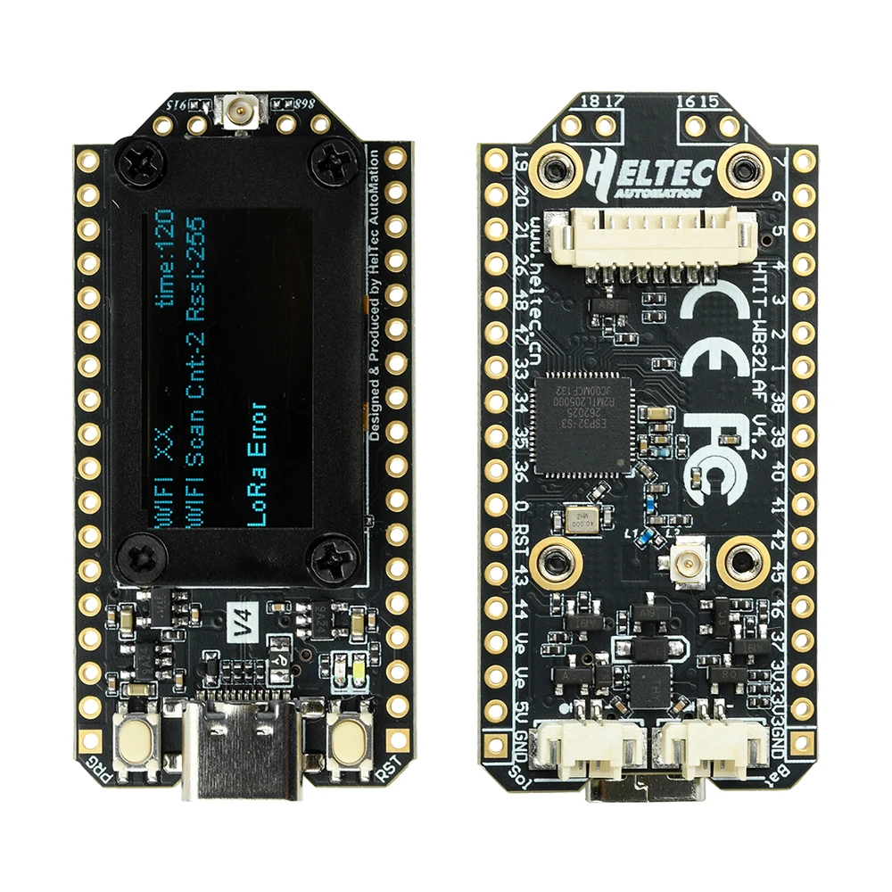 LoRa 32 V4 ESP32 SX1262 Placa de desarrollo de baja potencia 0,96 pulgadas OLED energía Solar soporte GPS WiFi BLE para Arduino IoT - imagen 3