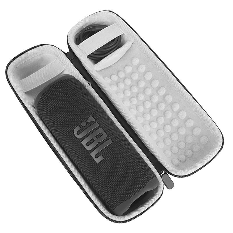 Funda protectora portátil de viaje dura para altavoz JBL Flip 6/Flip6, espacio Extra para enchufe y Cable, 5 colores - imagen 4