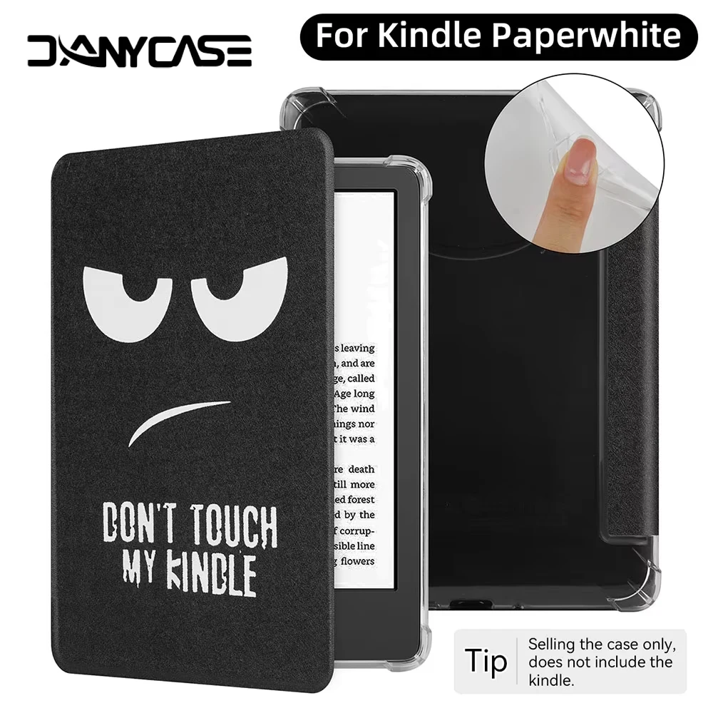 Funda transparente de TPU suave para Kindle Paperwhite Colorsoft 2024, 12. a generación, funda de 7 pulgadas, funda magnética