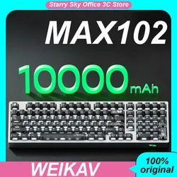 WEIKAV MAX102 Teclado mecánico inalámbrico QMK/VIA de aluminio