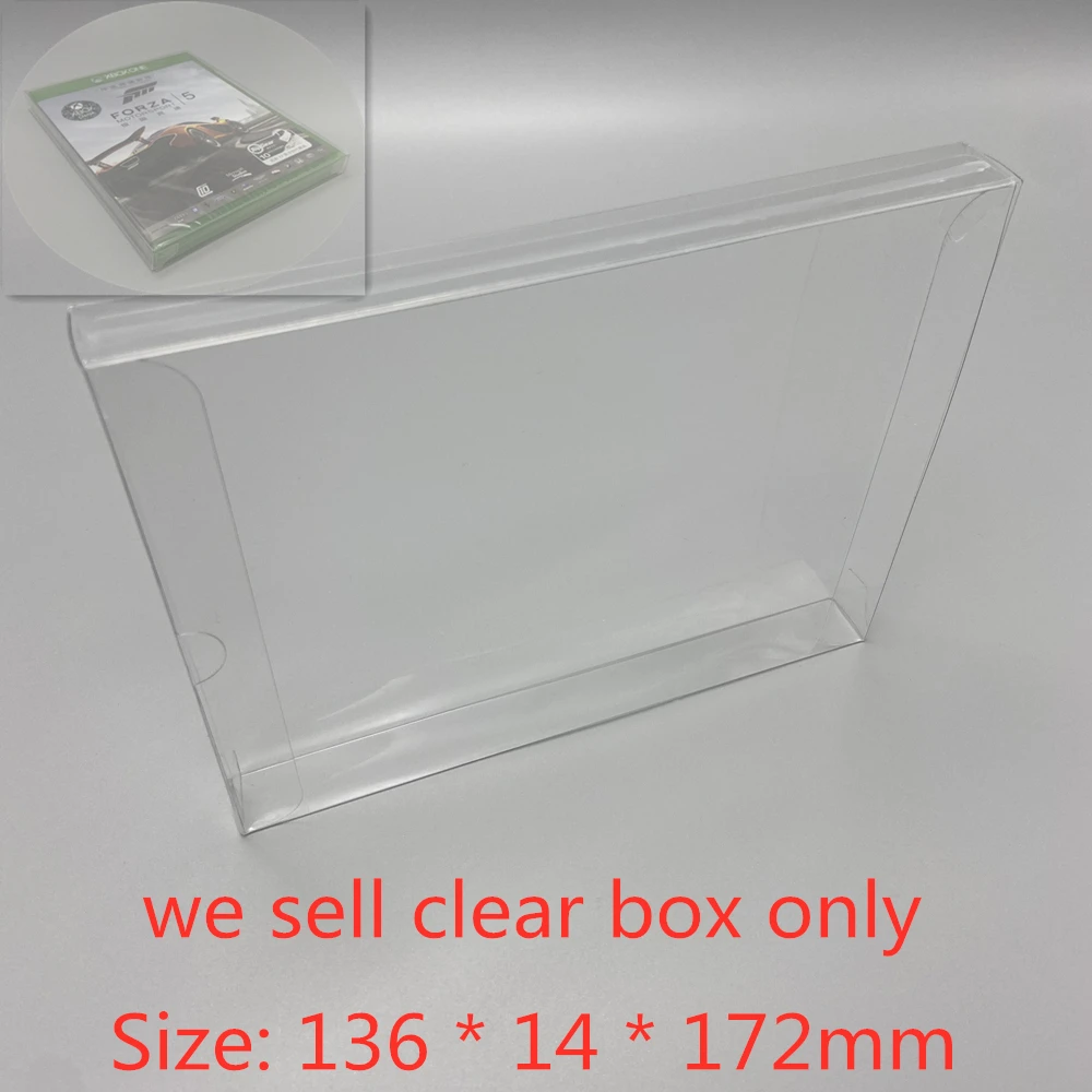 Protector de caja de mascotas para Forza Motorsport 5, Cajas de colección transparentes para Xbox One, estuche de exposición transparente, 10 piezas - imagen 2