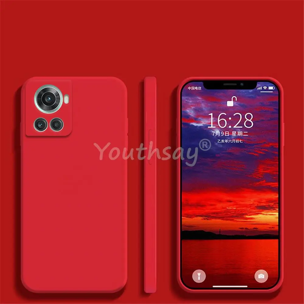 Funda de silicona TPU para OnePlus 10 R, carcasa protectora, lisa, para OnePlus 10R - imagen 4