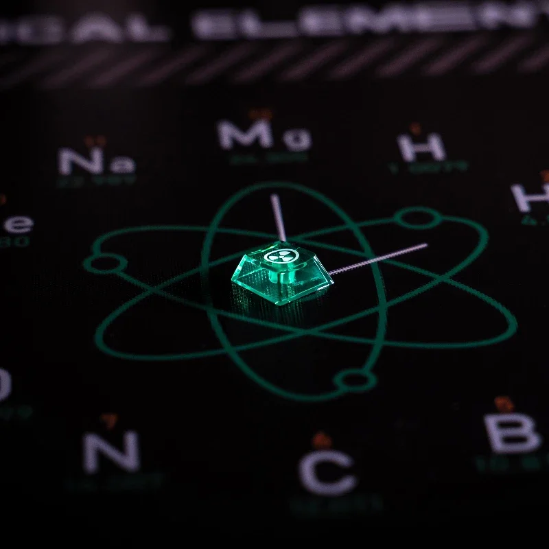 Alfombrilla de ratón con tema de elemento, vidrio fotovoltaico personalizado, alta precisión, velocidad, PC, alfombrilla de mesa, colocación química, tecla temática - imagen 2