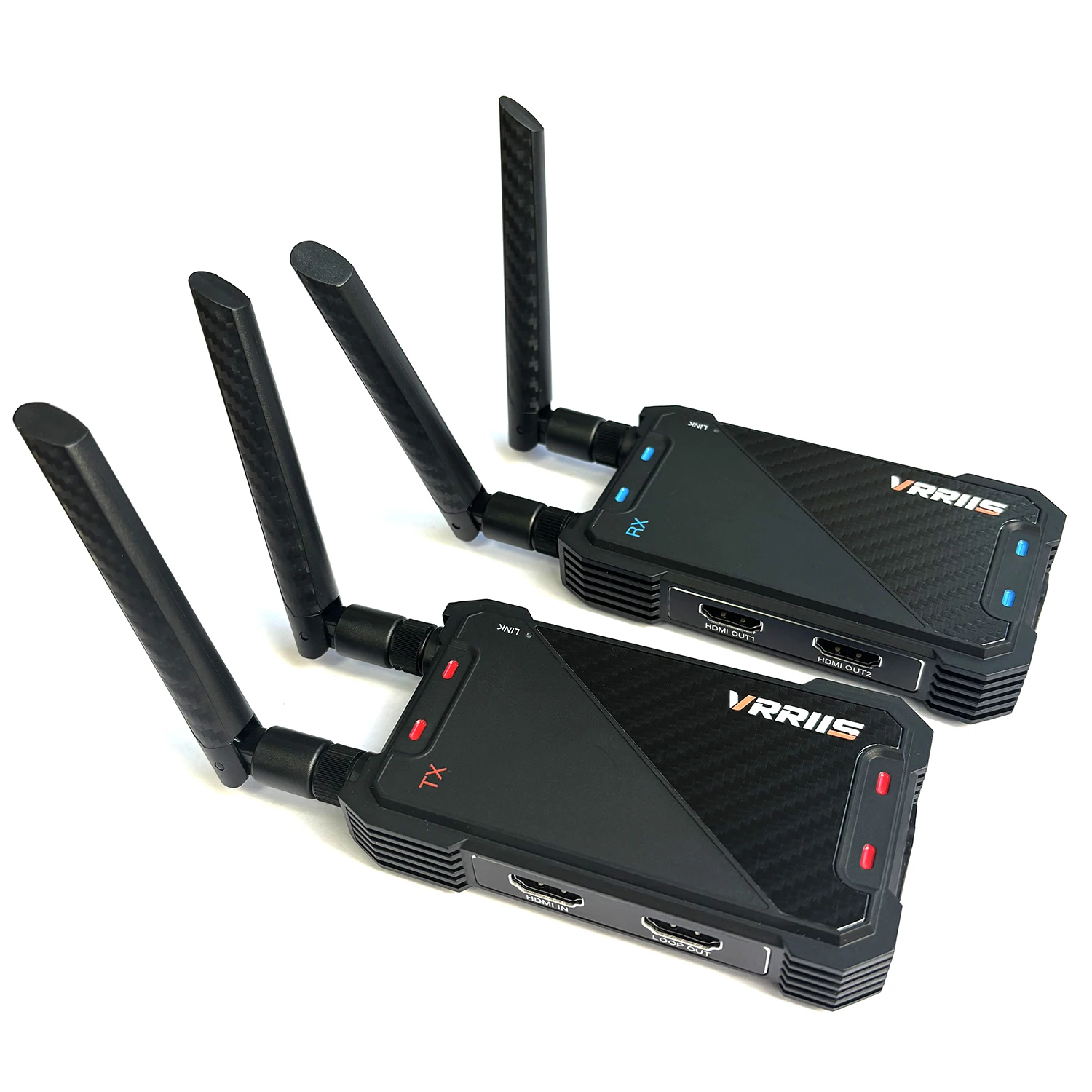 Sistema de transmisión de vídeo HDMI inalámbrico, extensor de adaptador de pantalla inalámbrica para cámara, transmisión en vivo, portátil a TV, 250m, 300m, 400m - imagen 2