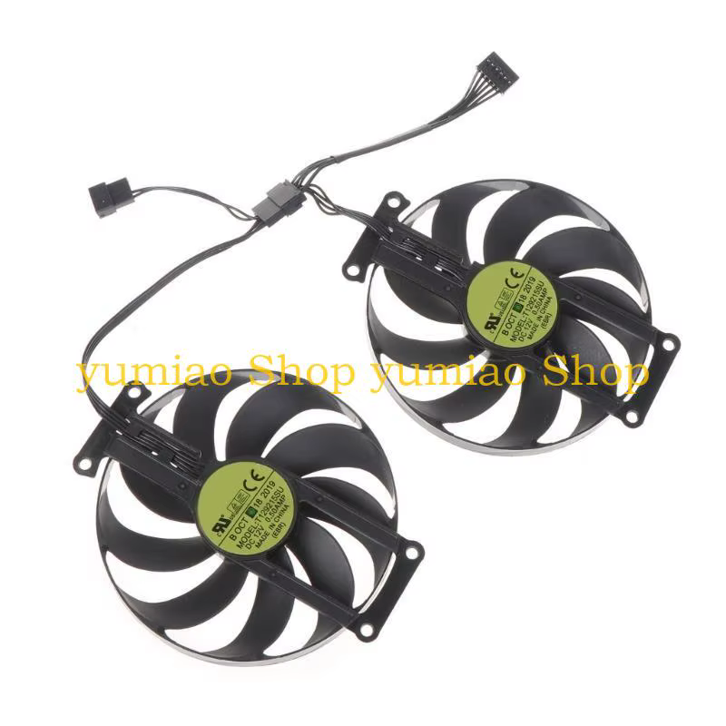 587b PLA09215B12H VGA Ventilador para Dual 3060 Gráficos Enfriamiento tarjeta 6PIN 12V 0.5A