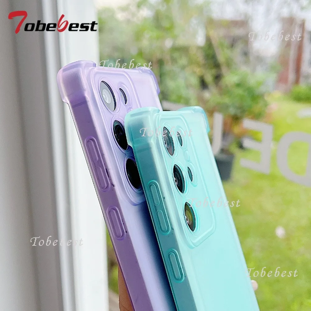 Funda suave de silicona mate de Color caramelo para Samsung Galaxy S25 S24 S23 S22 Ultra Plus S21 S20 FE, funda trasera transparente a prueba de golpes - imagen 4