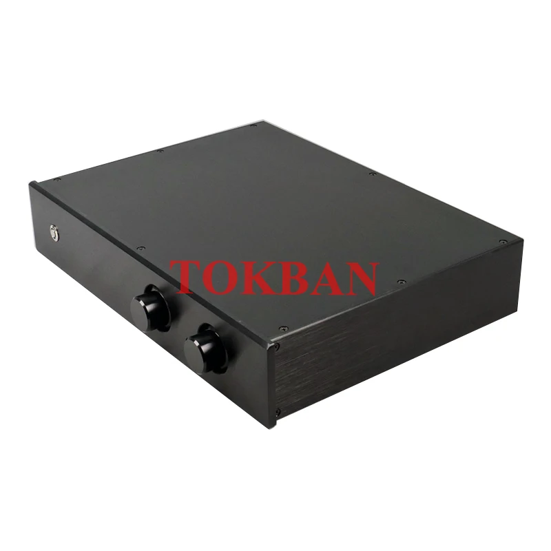 Tokban Audio 4308B 430*80*308/358mm carcasa de chasis amplificador de potencia de aluminio Diy carcasa de preamplificador de alta fidelidad - imagen 3