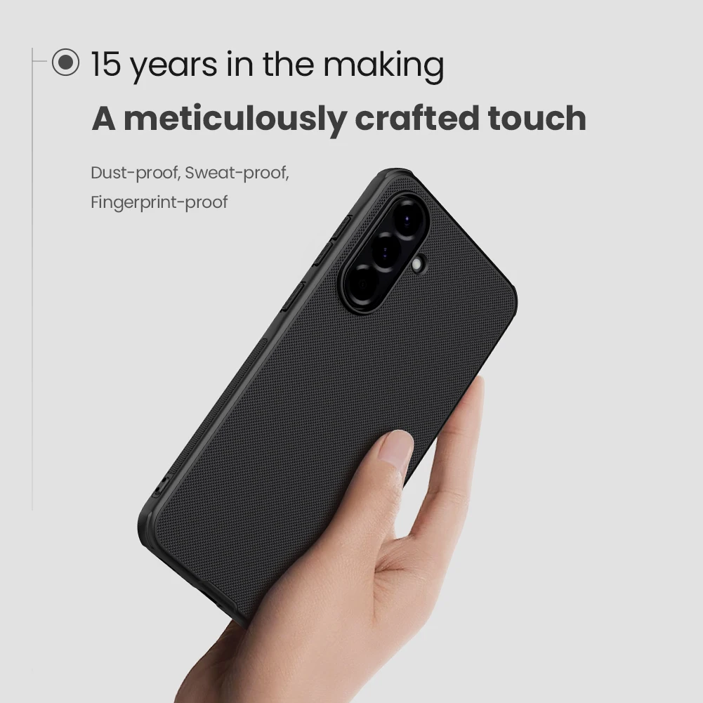 Funda de teléfono ultrafina Nillkin para Samsung Galaxy A56 A55 A26 A36 5G PC + TPU cubierta protectora resistente a huellas dactilares - imagen 4