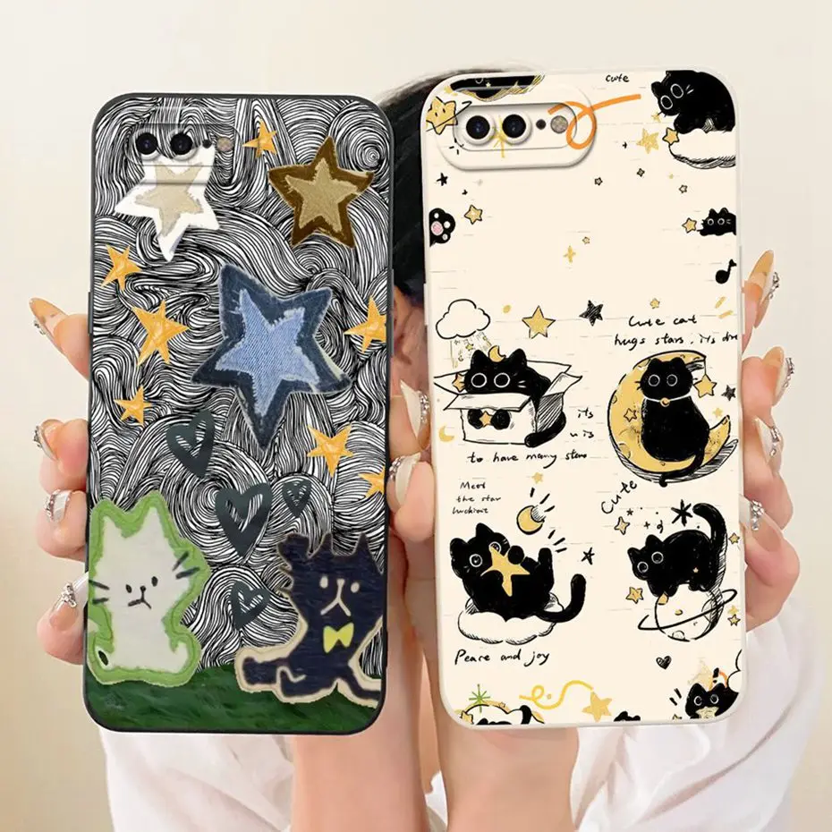 Nueva funda de teléfono de moda para iPhone 7 8 Plus SE 2020 2022 iPhone7 iPhone8 7Plus 8Plus fundas de silicona suave a prueba de golpes parachoques - imagen 4