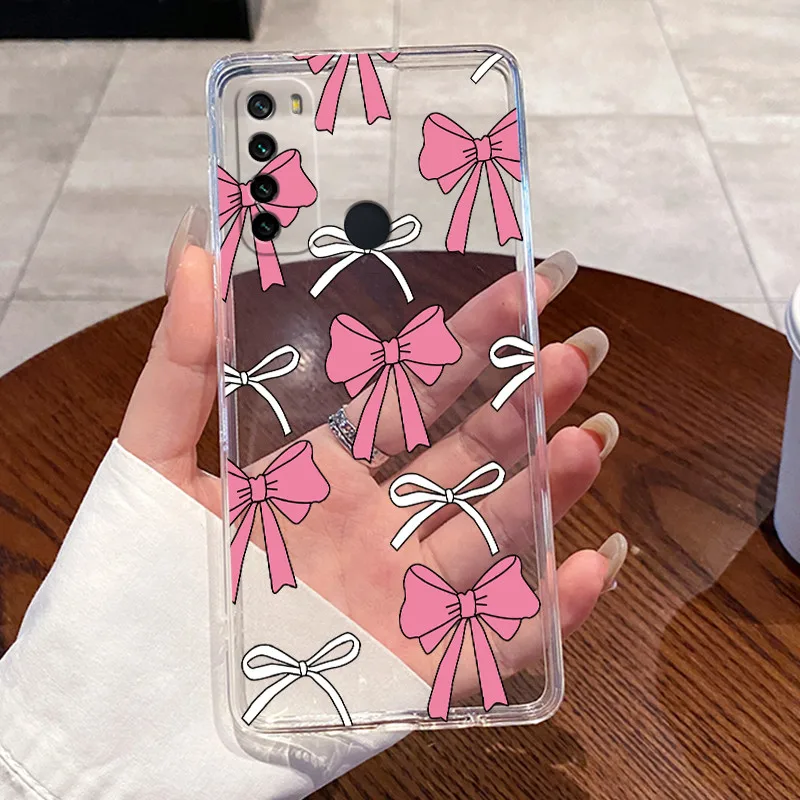 Para Redmi Note 8 funda transparente de lujo lindo conejo de amor divertido TPU funda de teléfono de silicona suave para Redmi Note8 funda trasera transparente - imagen 4