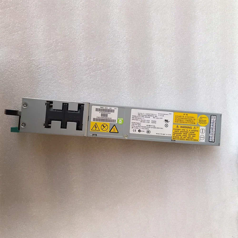 Módulo de alimentación del servidor 450W DPS-450KB B para Supermicro PWS-451-1R D40117-007 - imagen 4