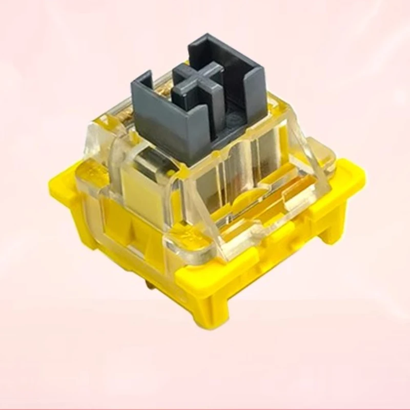 Outemu-eje de polvo dorado/eje plateado a prueba de polvo/eje oceánico, eje de teclado mecánico personalizado, párrafo de 3 pines/interruptor lineal - imagen 5