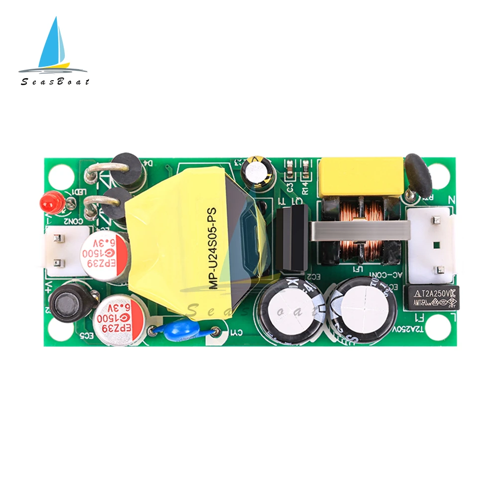 Módulo de fuente de alimentación conmutada, AC-DC de circuito desnudo, placa para reemplazar/reparar, 5V, 3A, 12V, 2A, 24V, 1A, 24W, AC90-264V, 110V, 220V a 12V, 24V - imagen 4