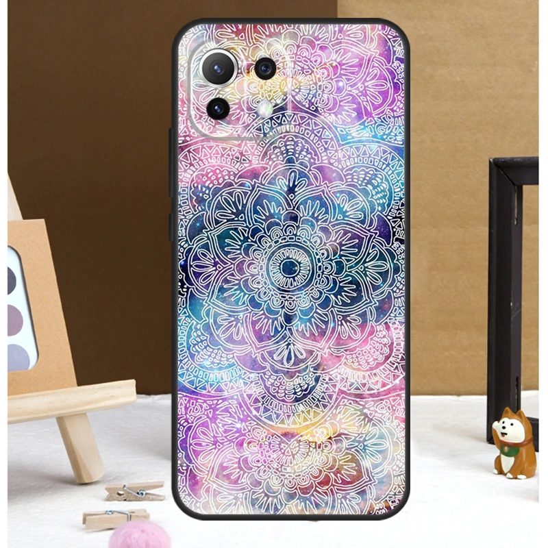 Funda con diseño de Mandala indio para Xiaomi 14 Ultra 13 11T 12T 13T Pro 12 Lite POCO X6 Pro X3 X4 X5 M5s M6 F3 F5 - imagen 4