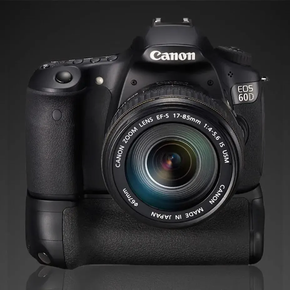 Empuñadura JINTU para cámara DSLR Digital Canon EOS 60D LP-E6 como BG-E9 BGE9 + 1 año de garantía + envío gratis - imagen 3