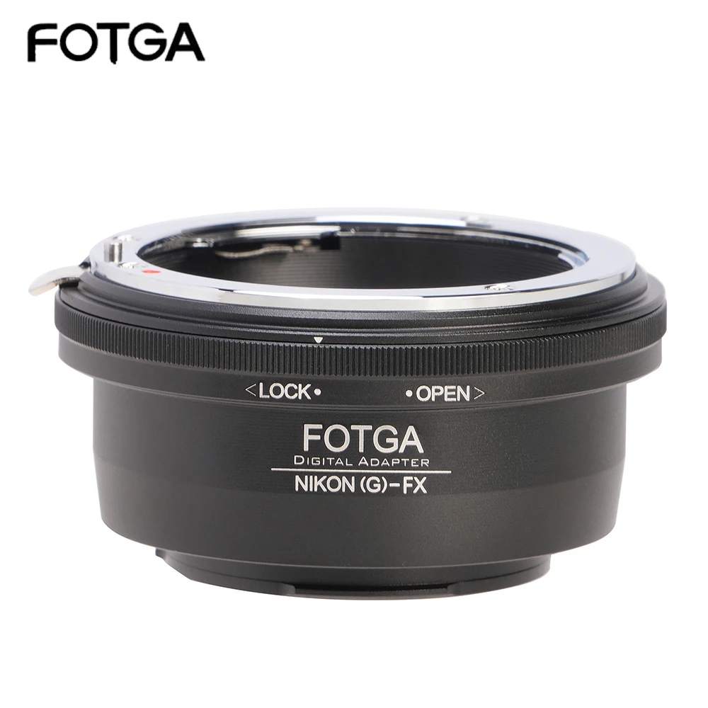 Adaptador de montaje de lente FOTGA para Nikon G-FX anillo adaptador adecuado para AI Nikon G-lens a Fuji X Series adaptador de cámaras sin espejo