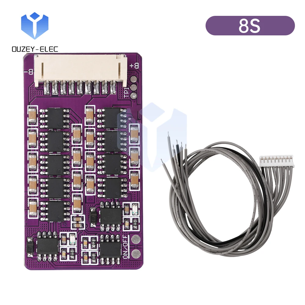 Placa de protección de carga de batería de litio 3S ~ 21S 1.5A, módulo de ecualización activa capacitiva, batería de iones de litio BMS para cargador