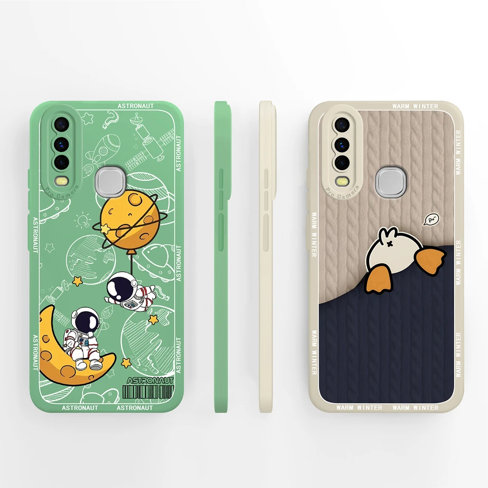 Funda especial para Vivo Y17 Y17S Y16 Y15 Y15S Y15A, funda trasera suave de silicona líquida de alta calidad, carcasa de protección completa para teléfono - imagen 4