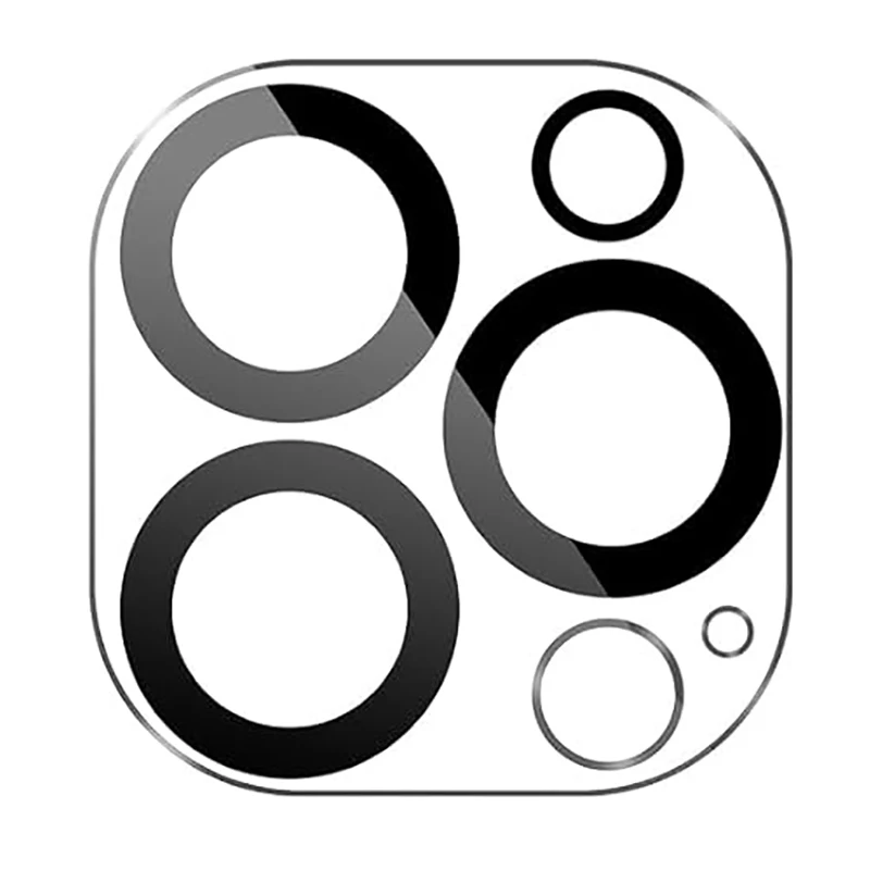 Cubierta protectora de lente de cámara para iPhone 15 Pro Max 14 Plus 13 Mini 12 11 15Pro 14Pro 13Pro 12Pro, accesorios de protección de teléfono