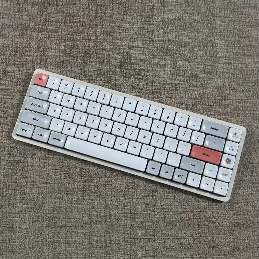 Teclas Chosfox LCK personalizadas PBT, teclas cuadradas cruzadas, teclas de eje corto para teclado mecánico, accesorios de juego