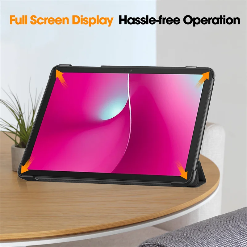 Funda para T-Mobile REVVL Tab 2, Funda inteligente de cuero PU Flio de 10,1 pulgadas con parte trasera dura para T-Mobile REVVL Tab2 5G 2025 - imagen 4