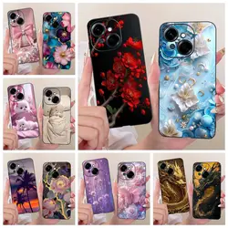 Tecno Spark Go 1/1S – Funda TPU Floral Protectora