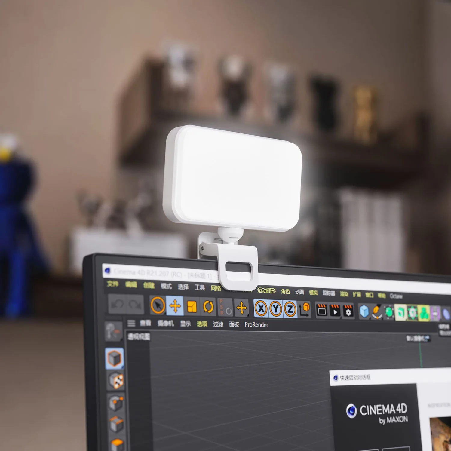 Lámpara de luz de relleno de conferencia con Clip estable, montaje de abrazadera para Ipad, Macbook, ordenador portátil, Mini luz LED para Video - imagen 5