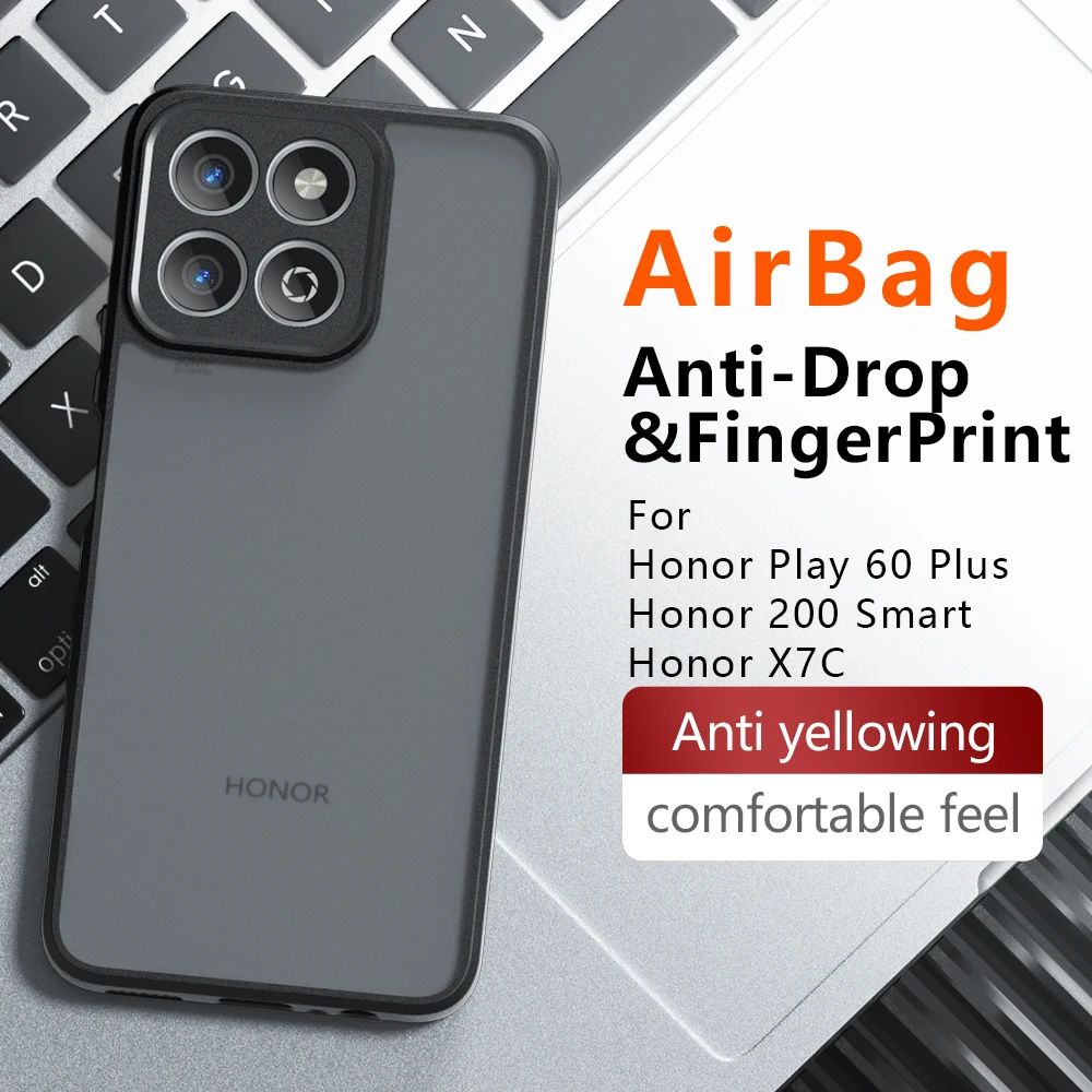 Funda para Honor X7C Funda ultrafina mate translúcida y transparente protección completa Funda para Honor 200 Smart Capa - imagen 3