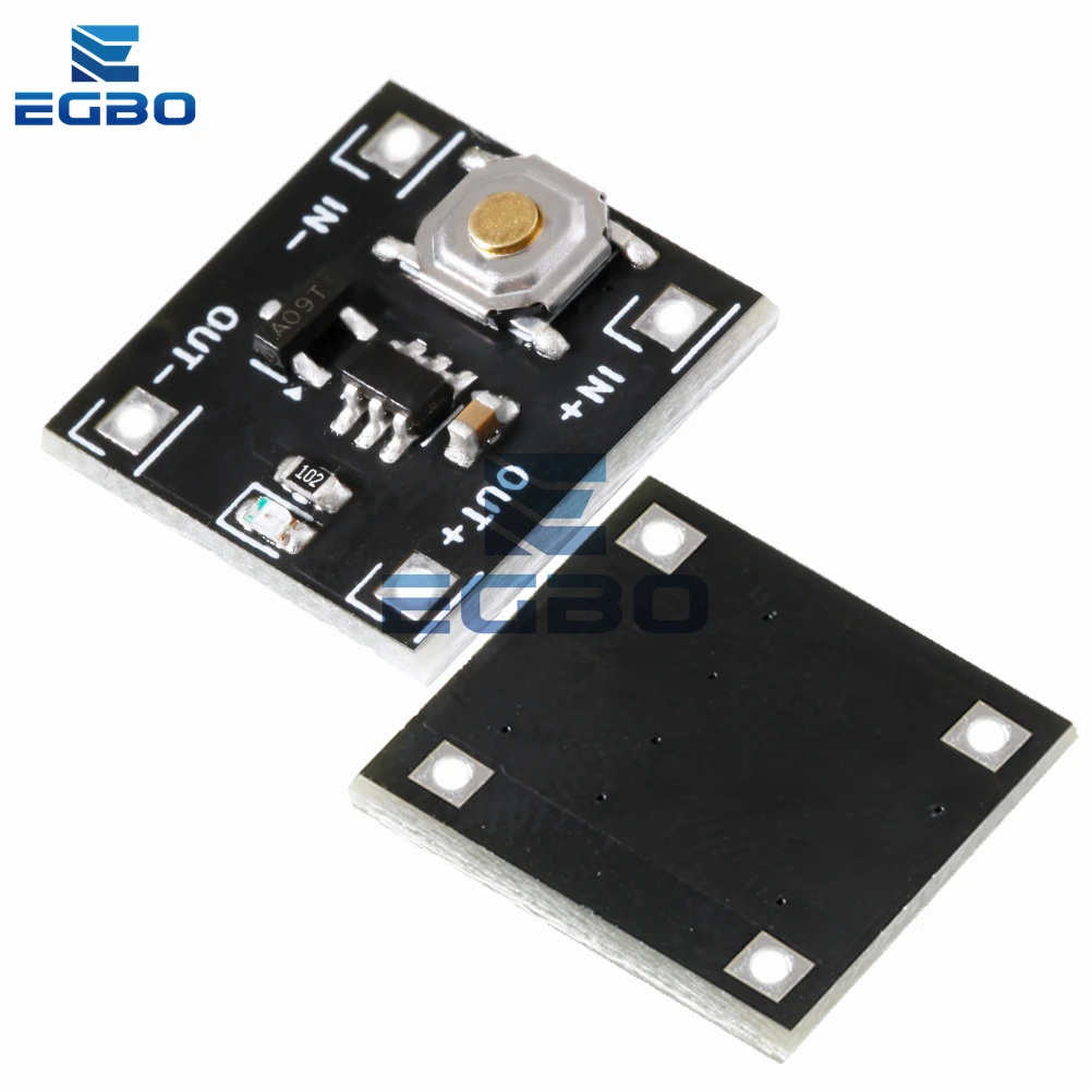 1 ~ 5 uds YR-1006 módulo de interruptor biestable de botón de enlace único, 2,2 - 5V, 0,5uA continuo, carga 2A, Micro de una tecla de baja potencia - imagen 3