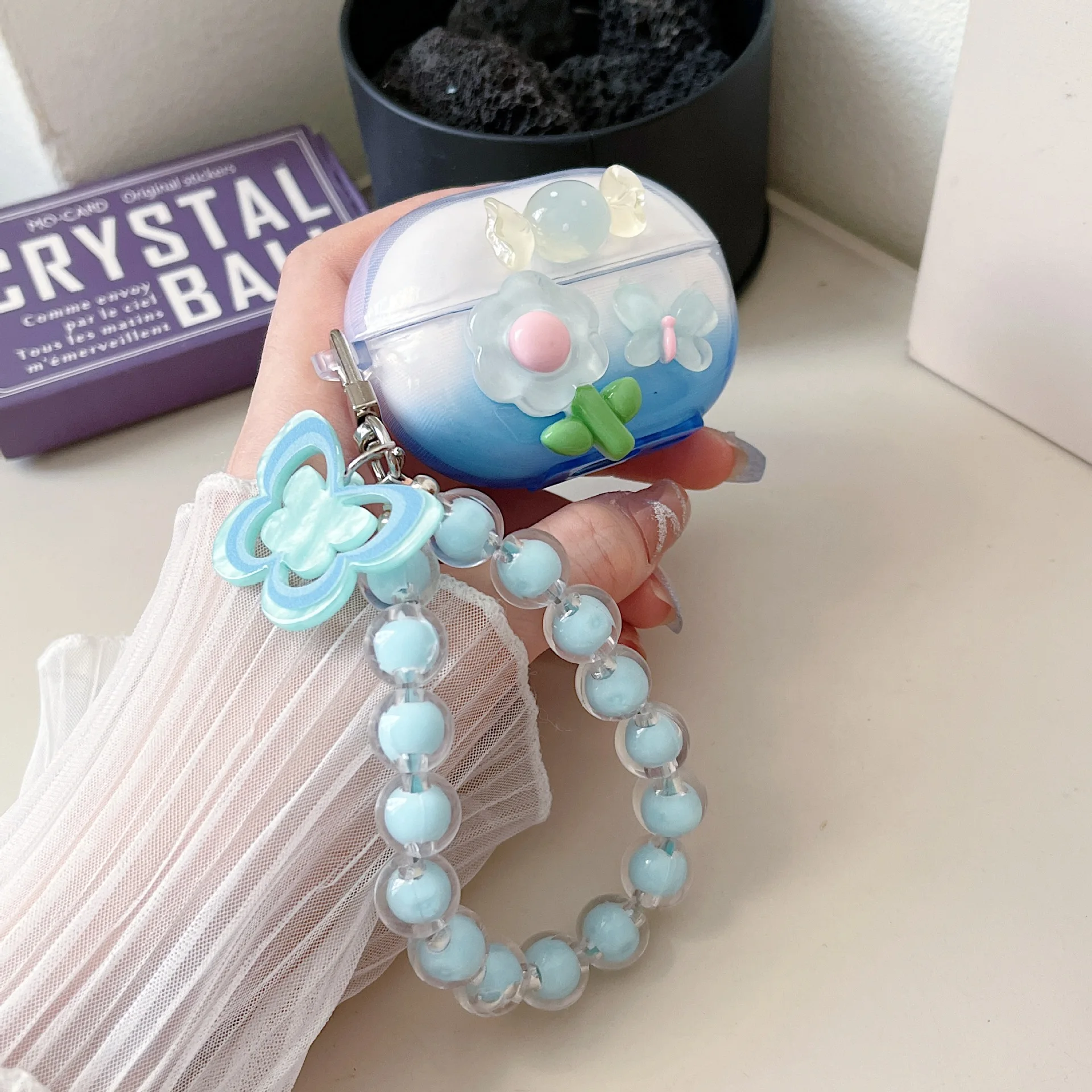 Funda para auriculares de dibujos animados con correa para Huawei Freebuds 5i 6i, funda suave de TPU para auriculares para Huawei Freebuds Pro 3 / Freebuds Pro4 - imagen 4