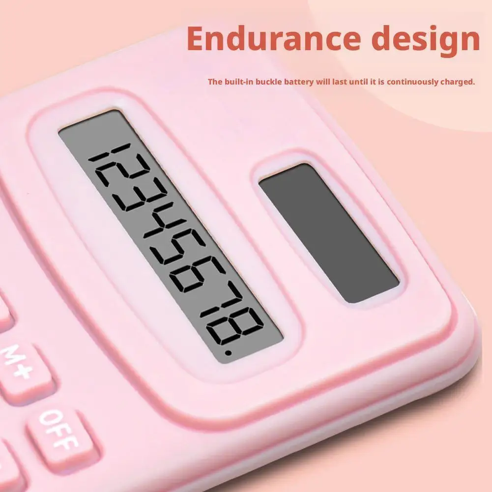 Calculadora escolar Color sólido – Pantalla grande escritorio - imagen 5