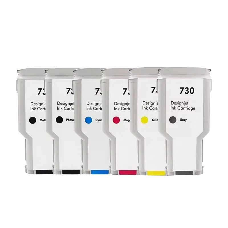 Adecuado para cartuchos de tinta HP 730 HP DesignJet T1600 T2600 T1700 T2700 cartuchos de tinta para plotter de impresora cartuchos de tinta de color - imagen 5
