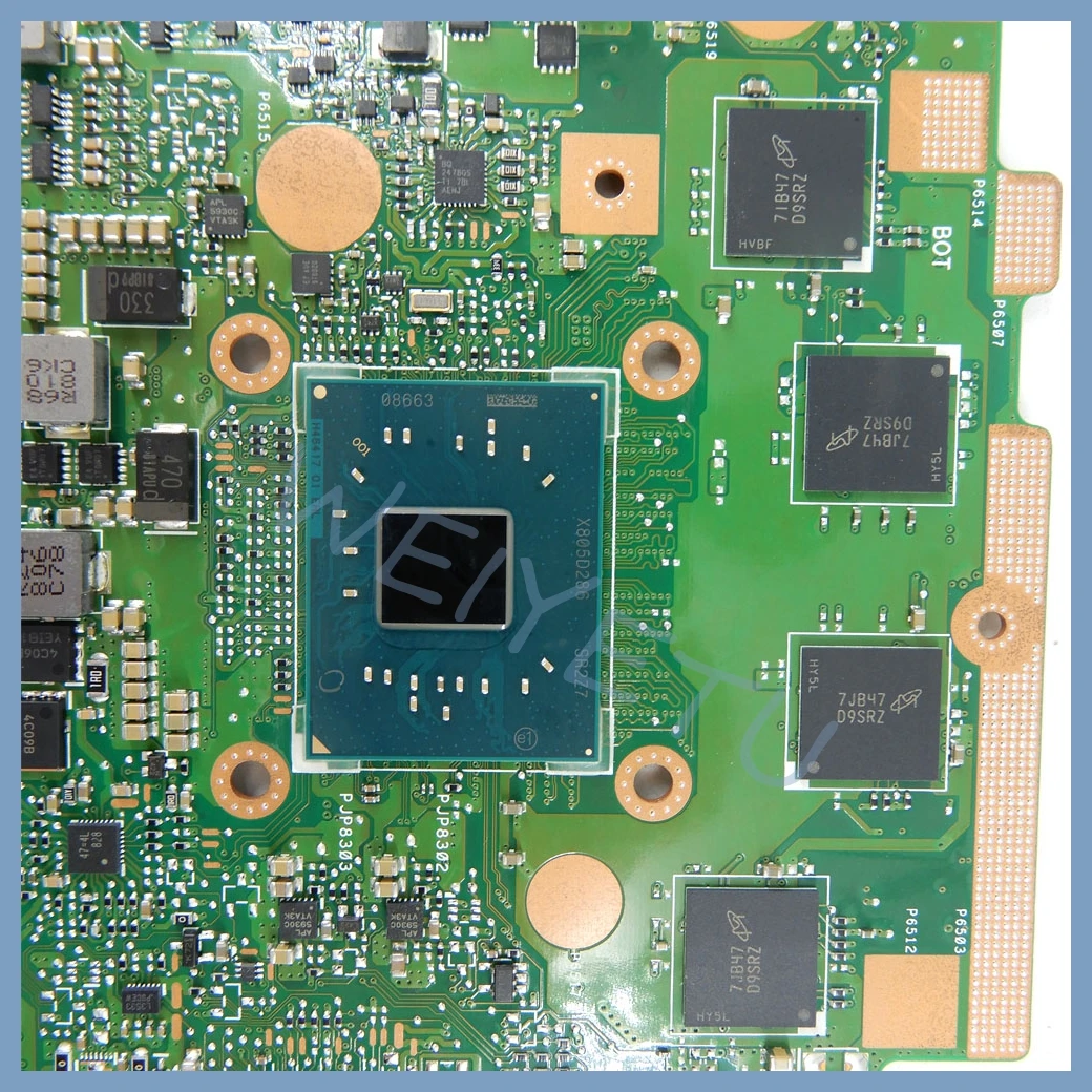 Placa base para portátil E201NA para ASUS E201NAS E201NA E201N con CPU N3350U 4GB-RAM 64GB-SSD 100% probado OK - imagen 4