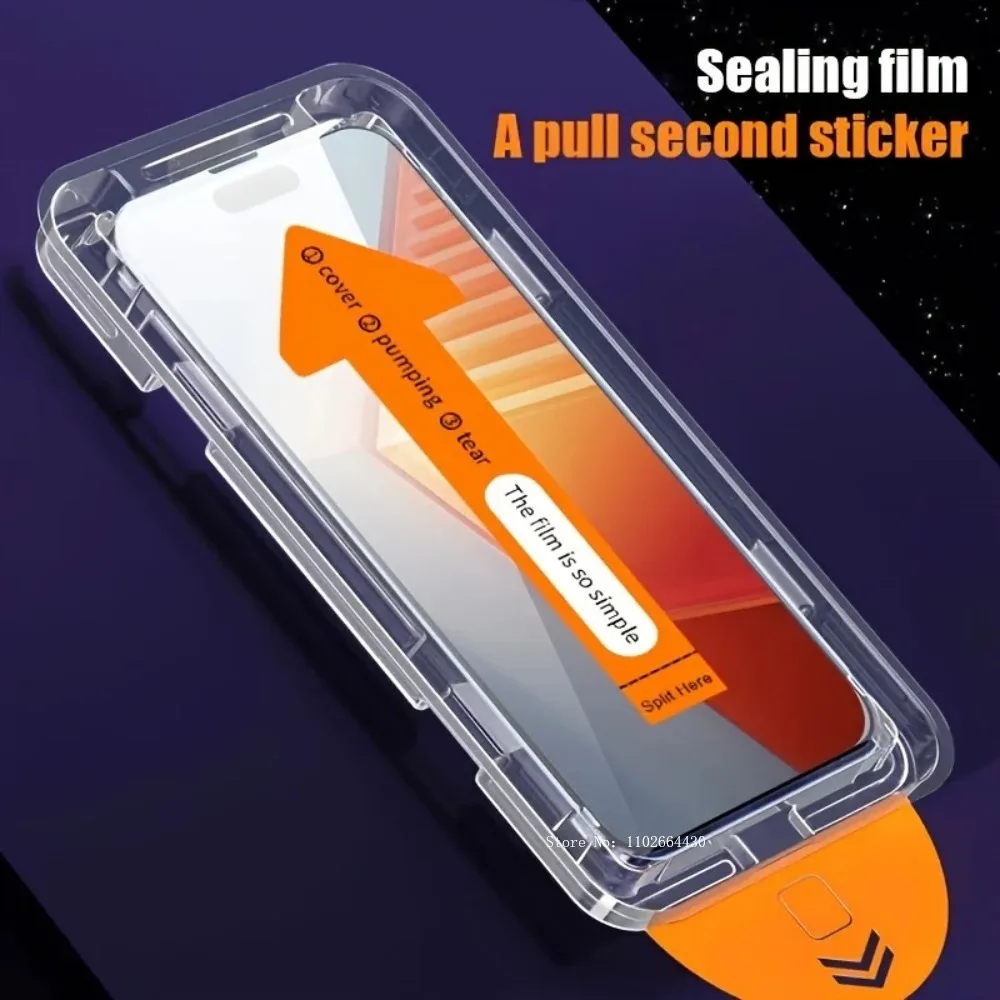 2 uds película protectora de pantalla de un clic Glsss para Oneplus 15 13R 13T 13S película de vidrio templado para Oneplus ACE 6 T de alta definición - imagen 2