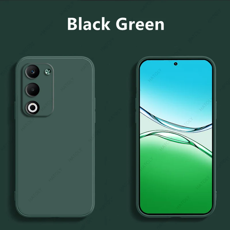 Funda de teléfono de silicona líquida Original para Oppo A6i 5G China Funda чехол Funda para Oppo A5 5G Funda trasera Global para Oppo A6i 5G - imagen 3