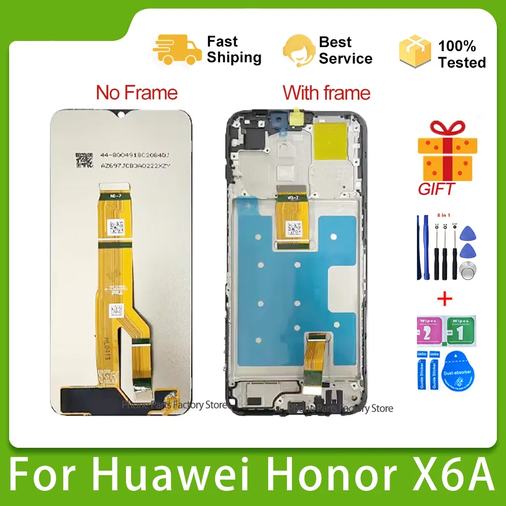 Testado OEM VNE-LX1 WDY-LX1 JDY-LX1 Lcd Premium para Honor X6 X6A X6B X6S pantalla táctil digitalizador Panel montaje con marco - imagen 2