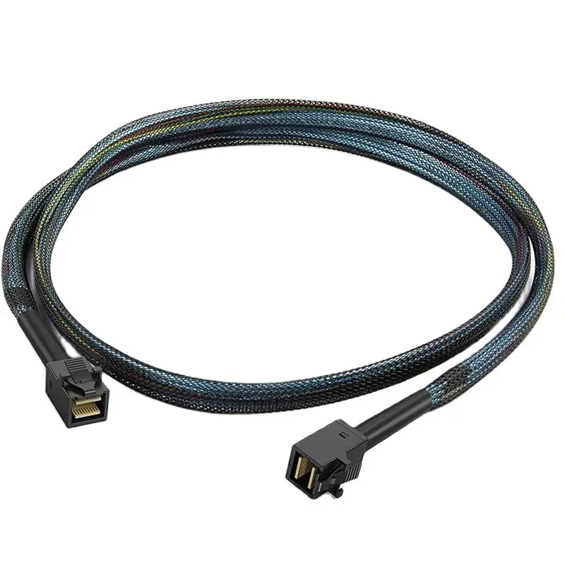 2M 0,5 m 1m SFF-8643 Mini SAS HD servidor placa base plano posterior Cable corto SFF 8643 a 8643 MINI Cable SAS para disco duro de computadora - imagen 3