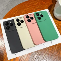 Infinix Hot 40 Pro/40i – Funda de Silicona Líquida Antigolpes