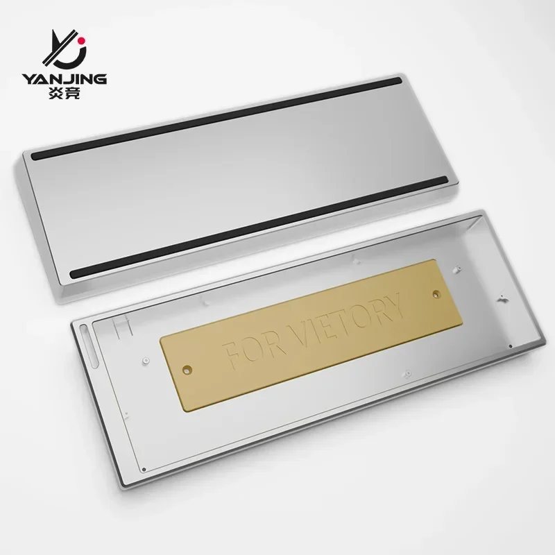 Carcasa de teclado de aluminio CNC Compatible con Wooting60HE HM66 Rakka GH60 Megalion Mad60 Teclado mecánico DIY CNC Cese de aluminio - imagen 5