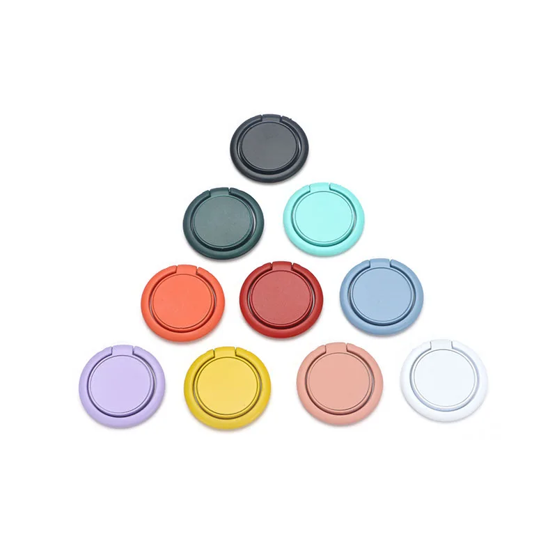 Soporte de anillo para dedo, agarre giratorio 360 para teléfono móvil, soporte magnético para coche, pegatina trasera para teléfono, soporte universal - imagen 3