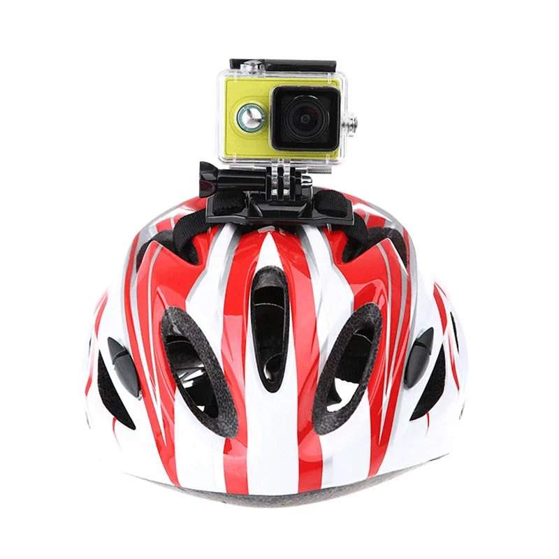 Correa de casco ajustable con ventilación para Cámara de Acción, soporte de montaje para GoPro Hero 12, 11, 10, 9, 8, 7, 6, 5, 4, Xiaomi Sjcam Eken DJI - imagen 3