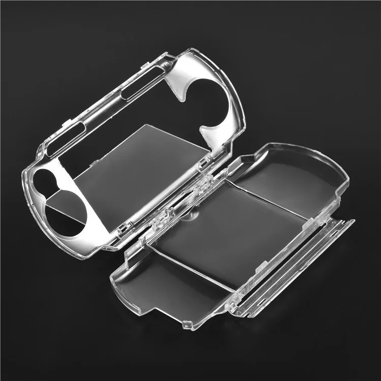 Funda de cristal transparente a presión para Sony PSP 1000, accesorios de consola de juegos, funda protectora transparente de piel dura