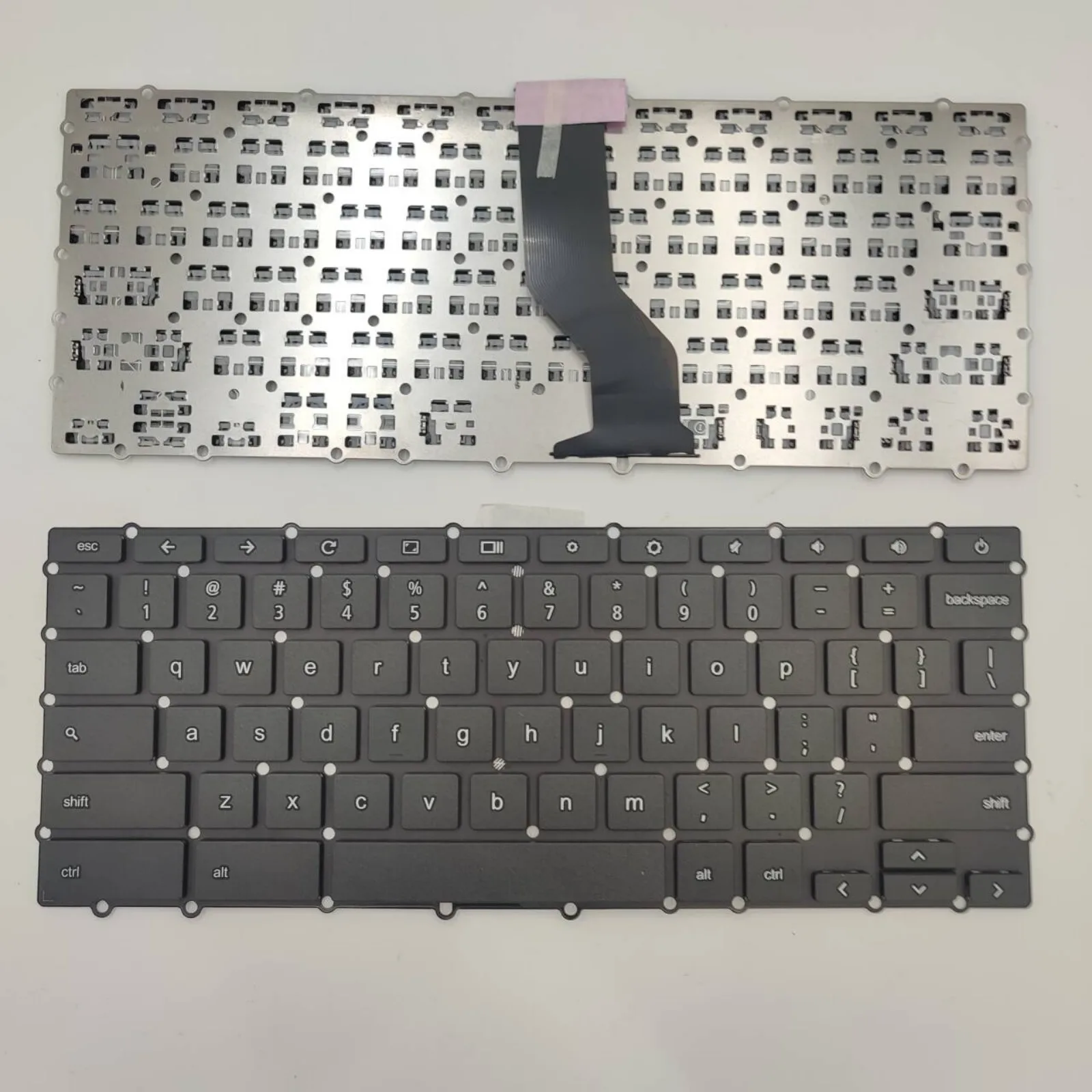 Teclado de ordenador portátil con diseño estadounidense para Acer Chromebook 15 C910 CB3-431 CB3-531 CB5-571 C910-54M1 C910-C37P 15 C910/R11 C738T C731T