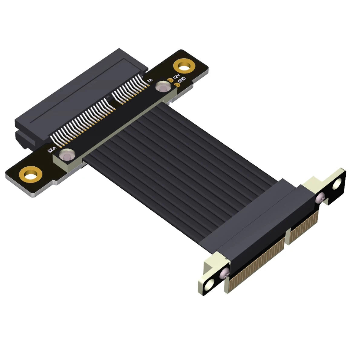 Cable de extensión PCI-E X4 a X4 PCI-E PCI Express 4,0 4x Cable elevador extensor convertidor adaptador compatible con tarjeta USB - imagen 3