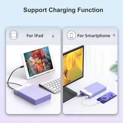 MAIWO Caja Disco Duro Externo USB-C SATA 3,5" 2,5" hasta 20TB