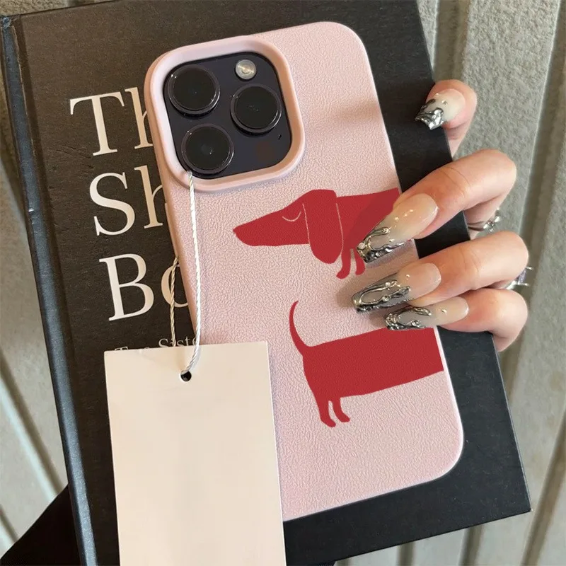 Funda de teléfono con diseño de lichi y perro salchicha para Xiaomi Redmi 15C 14C 13C 12C Redmi Note 14 13 12 Pro Plus 5G 11 10, funda suave a prueba de golpes