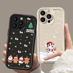 Funda Samsung A16 – Diseño Navideño con Copos de Nieve