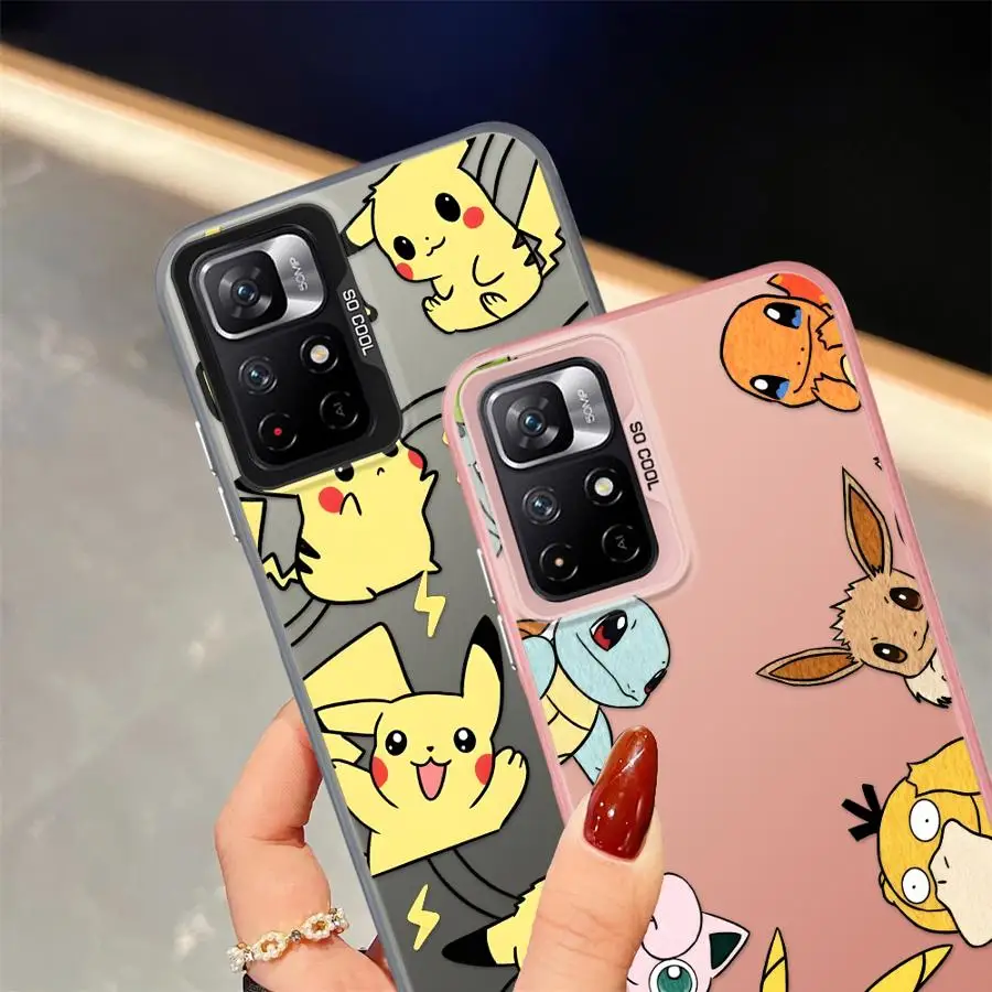 Funda para Xiaomi Mi 13T 12T Pro 11 Lite Funda trasera para teléfono Poke-monS Pika-chuS Linda - imagen 5