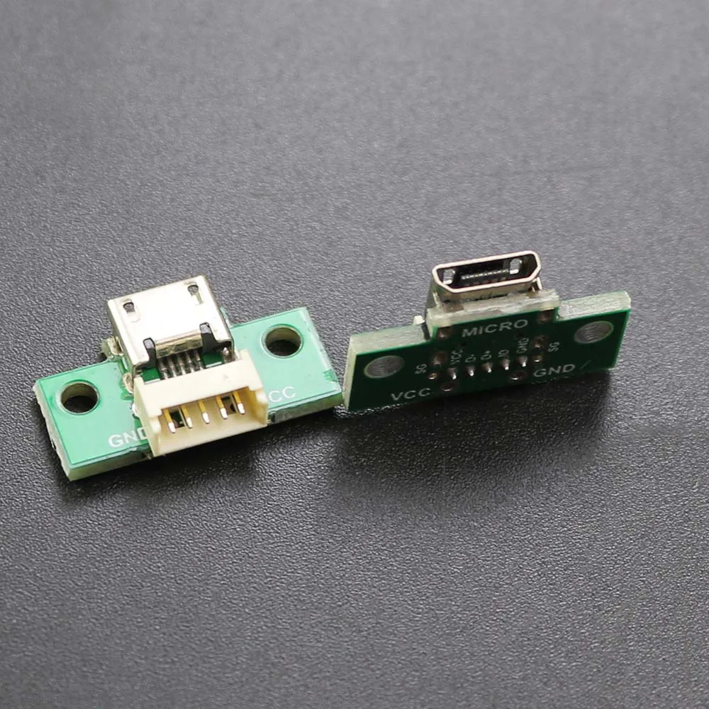 Placa de carga de enchufe Micro USB, asiento hembra con orificio de fijación, cable de datos de teléfono Android, interfaz de extensión USB, 1 piezas - imagen 4