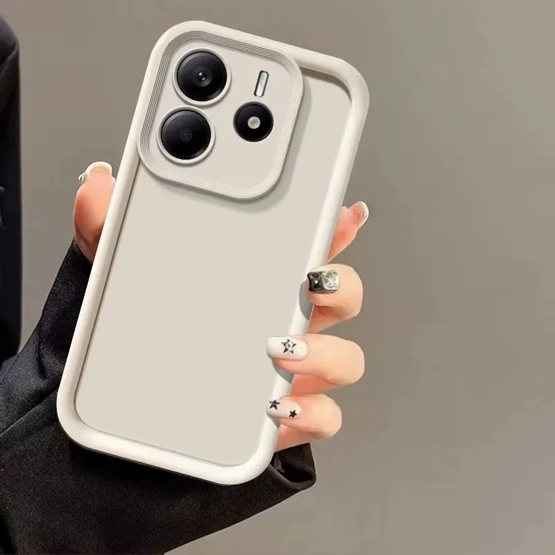 Para Xiaomi Redmi Note14 4G funda Redmi Note14 5G funda de teléfono Redmi Note 14 onda rizada híbrida a prueba de golpes cubierta de parachoques Fundas suaves - imagen 4